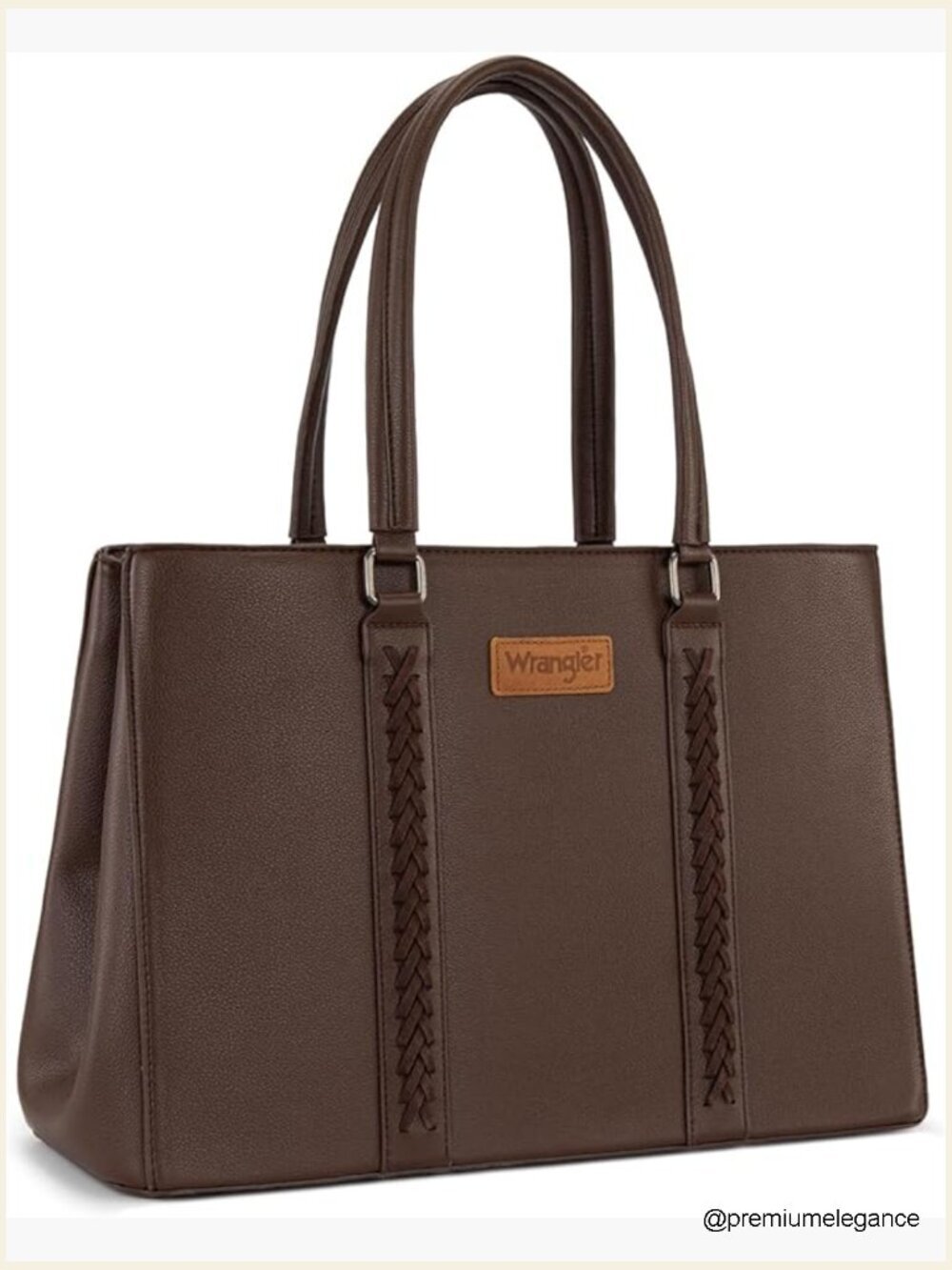 15.6 Inch Laptop Tote Bag for Work Large Double Compartment Purse